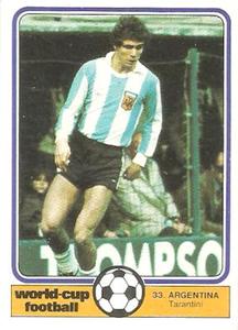1982 Monty Gum World Cup Football #33 Alberto Tarantini Front