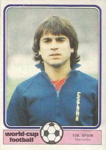 1982 Monty Gum World Cup Football #106 Marcelino Perez Front