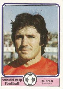 1982 Monty Gum World Cup Football #116 Santillana Front