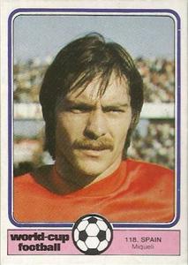 1982 Monty Gum World Cup Football #118 Miqueli Front
