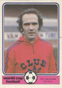 1982 Monty Gum World Cup Football #153 Wilfried Van Moer Front