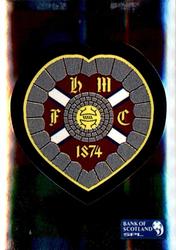 2000 Panini Scottish Premier League Stickers #155 Heart of Midlothian Club Badge Front