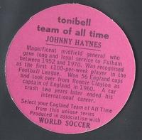 1970 Tonibell Team of All Time #NNO Johnny Haynes Back