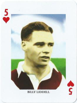 2000 Offason Football Playing Cards #5♥ Billy Liddell Front