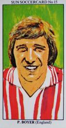 1978-79 The Sun Soccercards #15 Phil Boyer Front