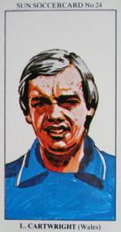 1978-79 The Sun Soccercards #24 Les Cartwright Front