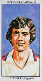 1978-79 The Sun Soccercards #28 Trevor Cherry Front