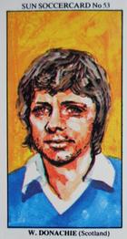 1978-79 The Sun Soccercards #53 Willie Donachie Front