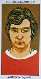 1978-79 The Sun Soccercards #84 Alan Hudson Front