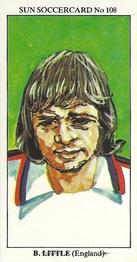1978-79 The Sun Soccercards #108 Brian Little Front