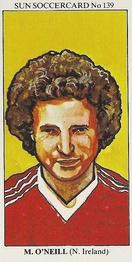 1978-79 The Sun Soccercards #139 Martin O'Neill Front
