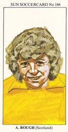 1978-79 The Sun Soccercards #166 Alan Rough Front