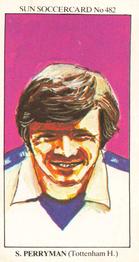 1978-79 The Sun Soccercards #482 Steve Perryman Front