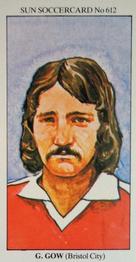1978-79 The Sun Soccercards #612 Gerry Gow Front