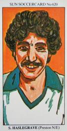 1978-79 The Sun Soccercards #620 Sean Haslegrave Front