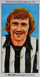 1978-79 The Sun Soccercards #755 Les Bradd Front