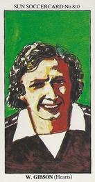 1978-79 The Sun Soccercards #810 Willie Gibson Front