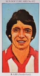 1978-79 The Sun Soccercards #852 Bobby Lee Front