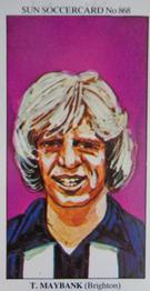 1978-79 The Sun Soccercards #868 Teddy Maybank Front
