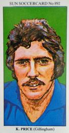 1978-79 The Sun Soccercards #892 Ken Price Front