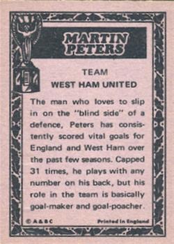 1969-70 A&BC Chewing Gum World Cup Giant Posters - A&BC World Cup Footballers #NNO Martin Peters Back