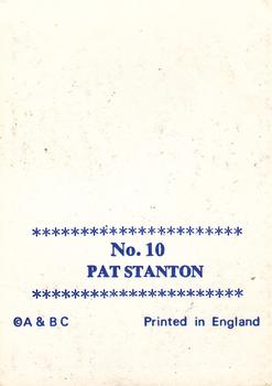 1969-70 A&BC Crinkle Cut Photographs (Scottish) #10 Pat Stanton Back