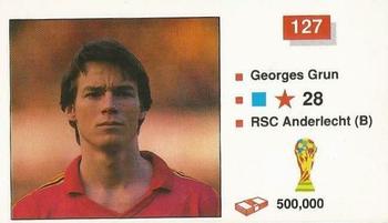 1990 Merlin The World Cup Sticker Collection Italia 1990 #127 Georges Grun Front
