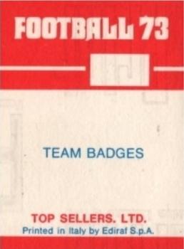 1972-73 Panini Top Sellers #NNO Manchester City / Queens Park Rangers Back