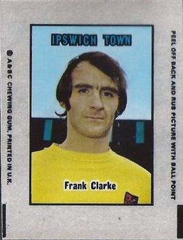 1970-71 A&BC Chewing Gum Action Transfers #NNO Frank Clarke Front