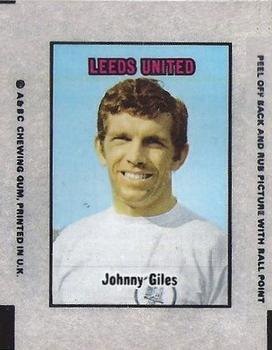 1970-71 A&BC Chewing Gum Action Transfers #NNO John Giles Front