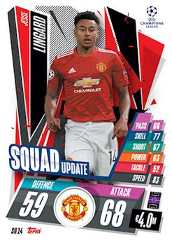 2020-21 Topps Match Attax UEFA Champions League Extra #SU14 Jesse Lingard Front