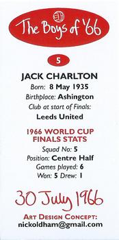 2016 Nick Oldham The Boys of '66 30th July 1966 #5 Jack Charlton Back