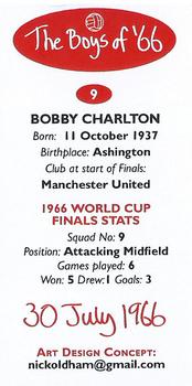 2016 Nick Oldham The Boys of '66 30th July 1966 #9 Bobby Charlton Back