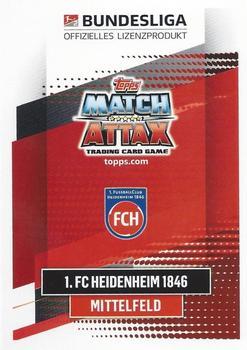 2020-21 Topps Match Attax Bundesliga Extra #594 Marc Schnatterer Back