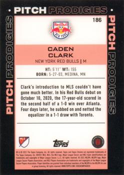 2021 Topps Chrome MLS #186 Caden Clark Back