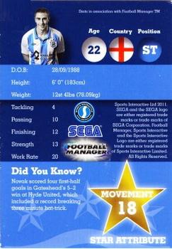 2011-12 Star Cardz Huddersfield Town #21 Lee Novak Back