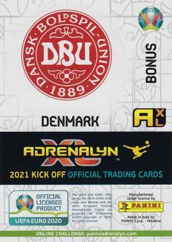 2021 Panini Adrenalyn XL UEFA Euro 2020 Kick Off #50 Second Skin (Denmark) Back