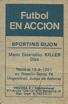 1977-78 Pacosa Futbol en Accion #NNO Killer Back