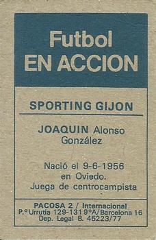 1977-78 Pacosa Futbol en Accion #NNO Joaquín Back