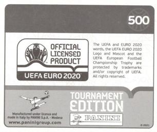 2021 Panini UEFA Euro 2020 Tournament Edition #500 Martin Valjent Back