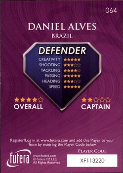 2009-10 Futera World Football Online Series 1 #64 Daniel Alves Back