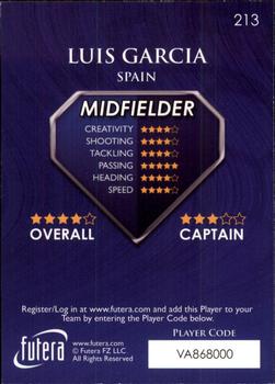 2009-10 Futera World Football Online Series 1 #213 Luis Garcia Back