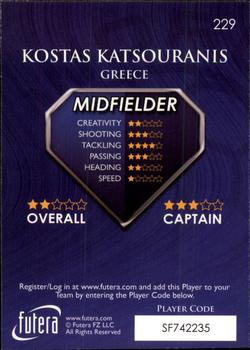 2009-10 Futera World Football Online Series 1 #229 Kostas Katsouranis Back