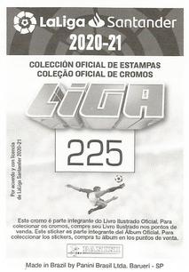 2020-21 Panini LaLiga Santander Stickers (Brazil) #225 Borja Garcia Back