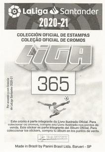 2020-21 Panini LaLiga Santander Stickers (Brazil) #365 Sergio Asenjo Back
