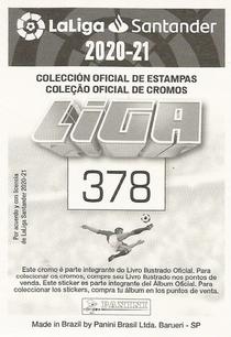2020-21 Panini LaLiga Santander Stickers (Brazil) #378 Takefusa Kubo Back