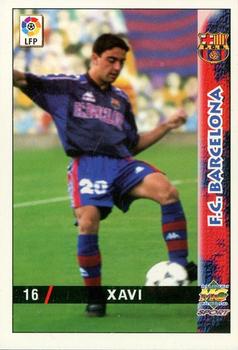 1998-99 Mundicromo Las Fichas de la Liga #16a Xavi Front
