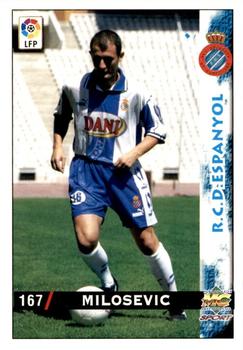 1998-99 Mundicromo Las Fichas de la Liga #167a Milosevic Front