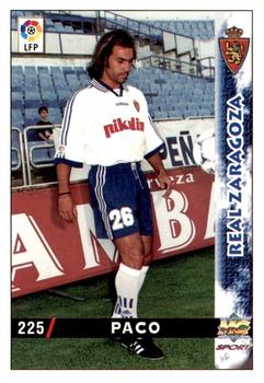 1998-99 Mundicromo Las Fichas de la Liga #225a Paco Front
