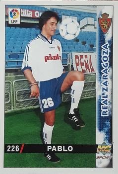 1998-99 Mundicromo Las Fichas de la Liga #226a Pablo Diaz Front